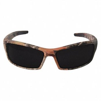 EDGE EYEWEAR Safety Glasses Smoke Lens Camouflage, 460X40
