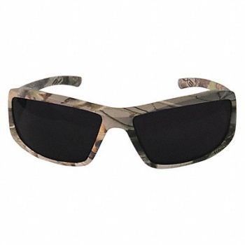 EDGE EYEWEAR Safety Glasses Smoke Lens Camouflage, 460X41