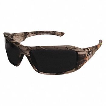 EDGE EYEWEAR Safety Glasses Smoke Lens Camouflage, 460X46