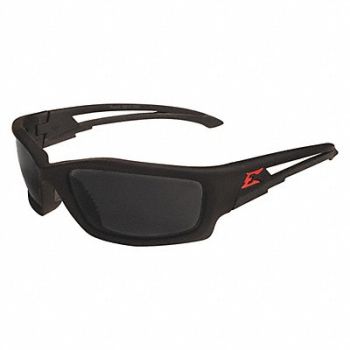 EDGE EYEWEAR Safety Glasses Smoke Lens Color Black, 460X48