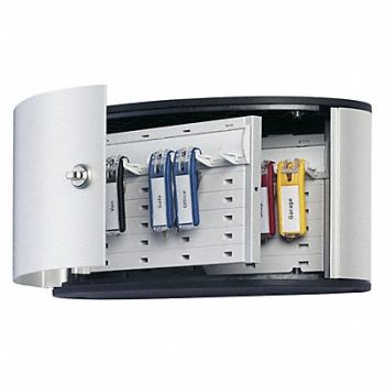 DURABLE Key Box 6-1/4 H 12 Units Capacity, 461N54