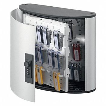DURABLE Key Box 11 H 54 Units Capacity, 461N58