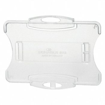 DURABLE ID Badge Holder 2-3/4 L Open Style PK10, 461P08