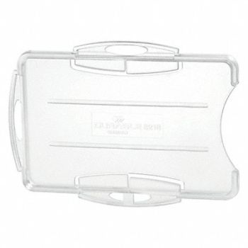 DURABLE ID Badge Holder 2-3/4 L Dual PK10, 461P09