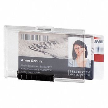DURABLE ID Card Holder 2-1/2 L Dual PK10, 461P11