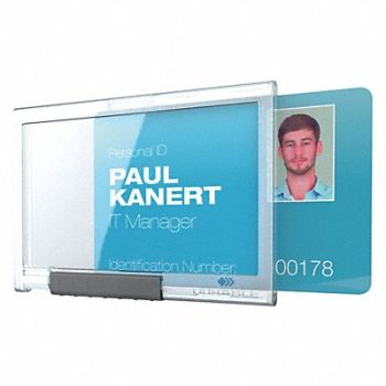 DURABLE ID Card Holder 2-1/2 L Mono PK10, 461P12
