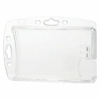 DURABLE ID Badge Holder Dual Shell Style PK10, 461P13