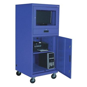 GRAINGER APPROVED Mbl CompCab 1Shlv Blue 70 x30 x30, 462D20