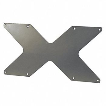 VIDEO MOUNT PRODUCTS Adaptor Plate Silver 0.1 Dx8.4 Hx16.3 W, 462P56