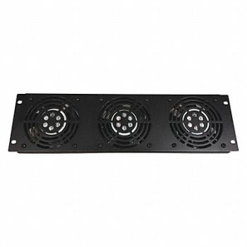 VIDEO MOUNT PRODUCTS Fan Kit For Rack Enclosures Black, 462P76