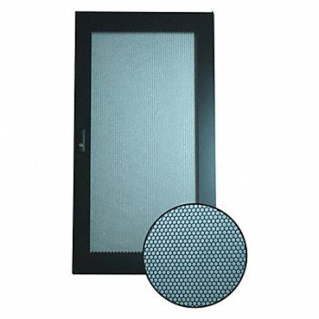 VIDEO MOUNT PRODUCTS Perforated Door Rack Mount Black, 462P80