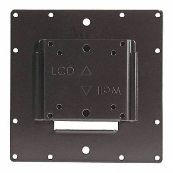 VIDEO MOUNT PRODUCTS Mount Black 0.5 Dx8.4 Hx8.4 W, 462R14