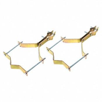 VIDEO MOUNT PRODUCTS Pipe Mounts Gold 1.5 Dx1.5 Hx4 W, 462R46