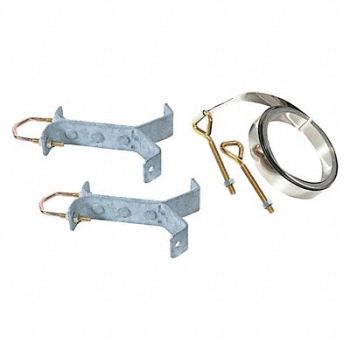 VIDEO MOUNT PRODUCTS Chimney Mount 1.75 Dx1.75 Hx5.75 W, 462R77