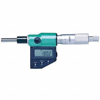 INSIZE Electronic Micrometer Head Flat Spindle, 462V87