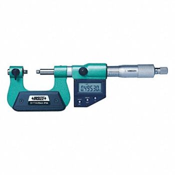 INSIZE Screw Thread Micrometer Flat Anvil, 462W77