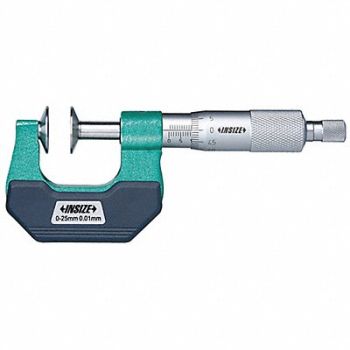 INSIZE Non-Rotating Spindle Disk Micrometer, 462X60