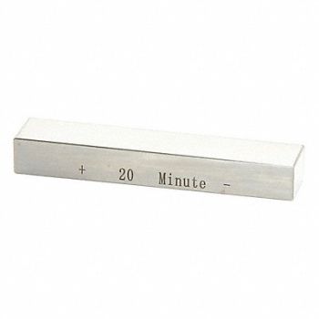 INSIZE Angle Gage Block 20 Min Steel, 462Y18