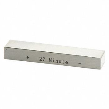 INSIZE Angle Gage Block 27 Min Steel, 462Y19
