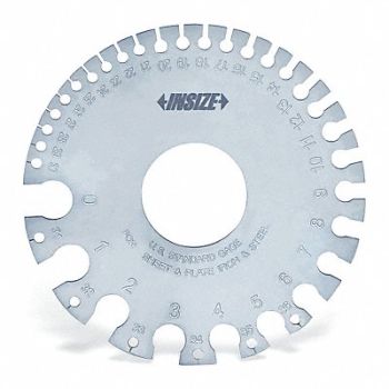 INSIZE Sheet Metal Thick Gauge Out Dia 3-1/4, 463D46