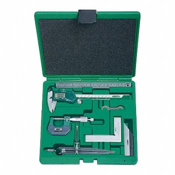 INSIZE Precision Meas.Tool Kit Digital Caliper, 463J53