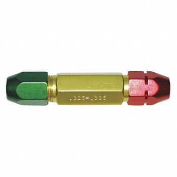 VERMONT GAGE Reversible Plug Gauge Handle Double End, 463U52