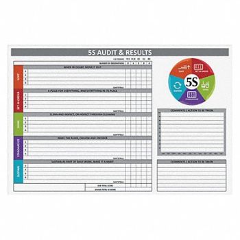 VISUAL WORKPLACE INC. Dry Erase Board Magnetic Steel, 463V83
