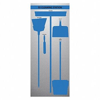 VISUAL WORKPLACE INC. Dry Shadow Board 72 Hx30 W, 463V86
