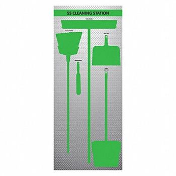VISUAL WORKPLACE INC. Dry Shadow Board 72 Hx30 W, 463V87