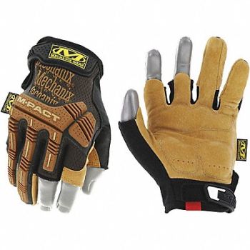 MECHANIX WEAR Mechanics Gloves Brown 12 PR, 464F25