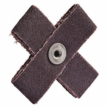 MERIT Cross Pad 3 in W 3 in L 80 Grit, 464P78