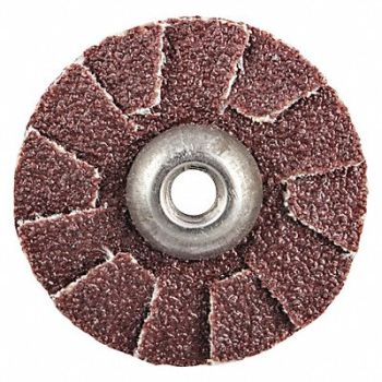 MERIT Overlap Slotted Disc 1 in Dia P80 Grit, 464R01