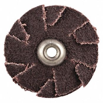 MERIT Overlap Slotted Disc 1 1/4in Dia 120Grit, 464R04