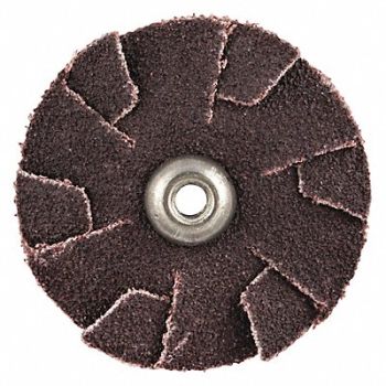 MERIT Overlap Slotted Disc 1 1/2in Dia 80 Grit, 464R03