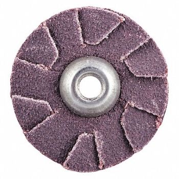 MERIT Overlap Slotted Disc 1 in Dia 120 Grit, 464R05