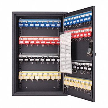 BARSKA Key Cabinet Wall Mount 64 Key Cap., 465D79