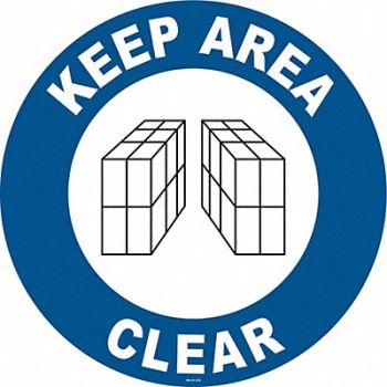 STRANCO INC Anti-Slip Floor Sign 17 in x 17 in Vinyl, 467F41