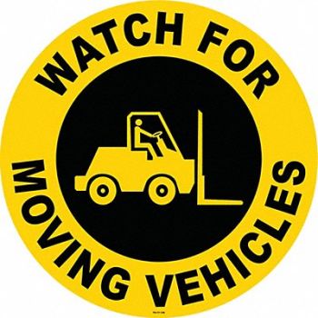 STRANCO INC Anti-Slip Floor Sign 17 in x 17 in Vinyl, 467F48