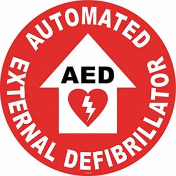 STRANCO INC Anti-Slip Floor Sign 17 in x 17 in Vinyl, 467F56