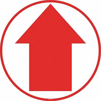 STRANCO INC Anti-Slip Floor Sign 17 in x 17 in Vinyl, 467F62