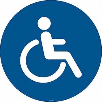 STRANCO INC Anti-Slip Floor Sign 17 in x 17 in Vinyl, 467F63