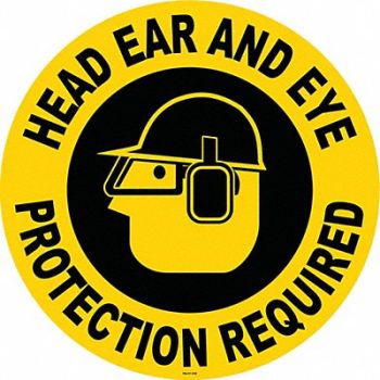 STRANCO INC Anti-Slip Floor Sign 17 in x 17 in Vinyl, 467F68