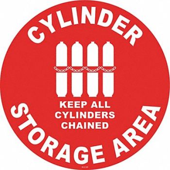 STRANCO INC Anti-Slip Floor Sign 17 in x 17 in Vinyl, 467F69