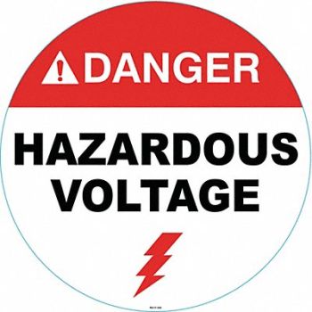 STRANCO INC Anti-Slip Floor Sign 17 in x 17 in Vinyl, 467F70