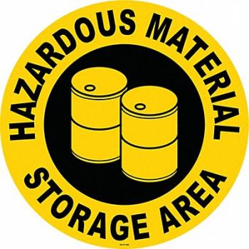 STRANCO INC Anti-Slip Floor Sign 17 in x 17 in Vinyl, 467F71