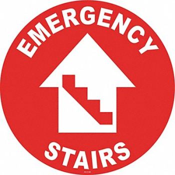 STRANCO INC Anti-Slip Floor Sign 17 in x 17 in Vinyl, 467F72