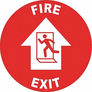 STRANCO INC Anti-Slip Floor Sign 17 in x 17 in Vinyl, 467F75