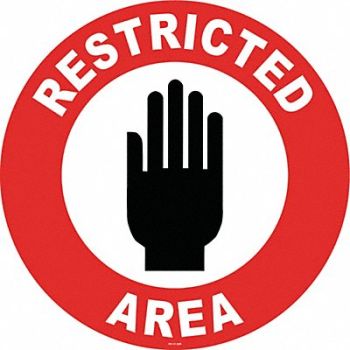 STRANCO INC Anti-Slip Floor Sign 17 in x 17 in Vinyl, 467F83