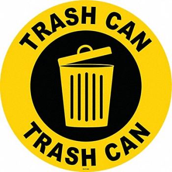 STRANCO INC Anti-Slip Floor Sign 17 in x 17 in Vinyl, 467F87