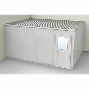 PORTA-FAB Modular In-Plant Office 12 ftx8 ftx16 ft, 467J01